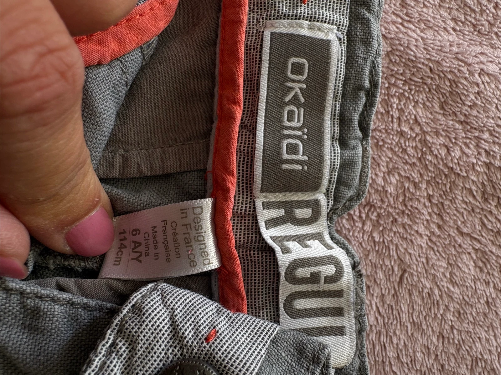 Boys' pants 6 years old grey linen and cotton Okaïdi – photo 6